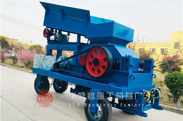 移動(dòng)對輥制砂機(jī)