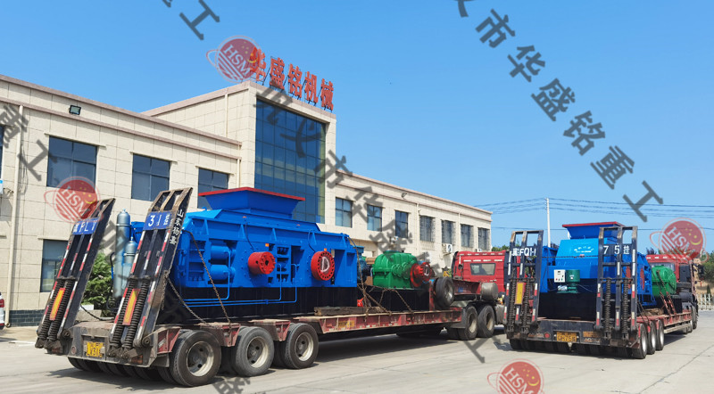 巖石破碎機(jī)發(fā)貨現(xiàn)場